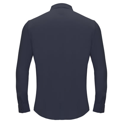 Olympic Victory Button-Up Shirt GREY BLUE - Dudes Boutique