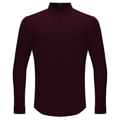 Olympic Victory Button-Up Shirt MULBERRY - Dudes Boutique