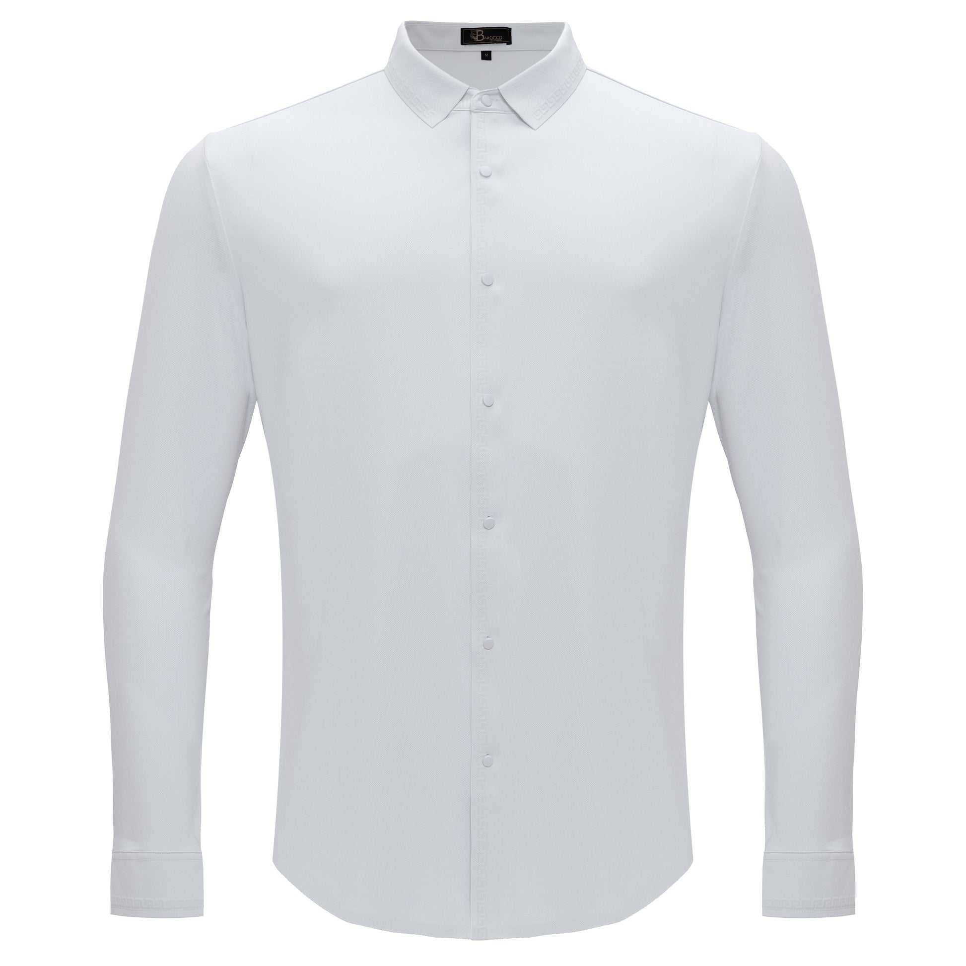 Olympic Victory Button-Up Shirt WHITE - Dudes Boutique