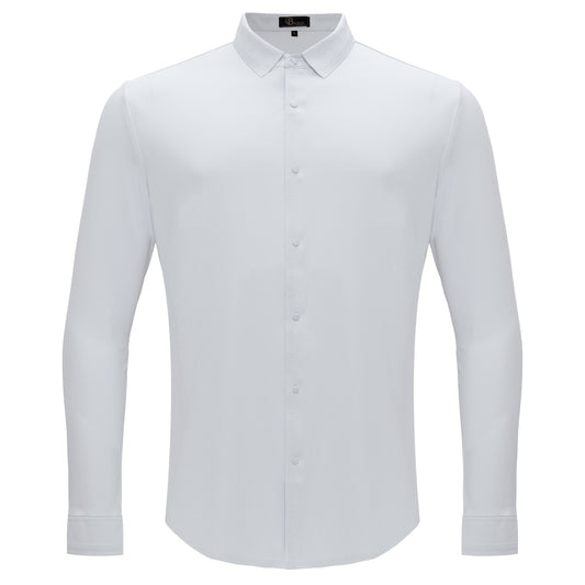 Olympic Victory Button-Up Shirt WHITE - Dudes Boutique