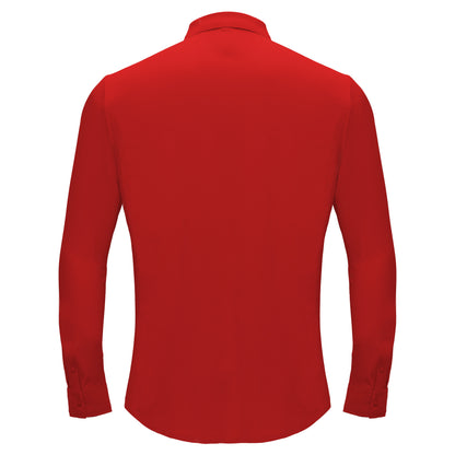 Olympic Victory Button-Up Shirt RED - Dudes Boutique