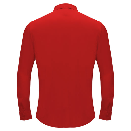 Olympic Victory Button-Up Shirt RED - Dudes Boutique