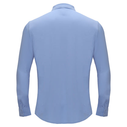 Olympic Victory Button-Up Shirt SKY BLUE - Dudes Boutique