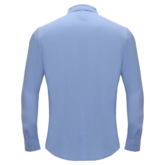 Olympic Victory Button-Up Shirt SKY BLUE - Dudes Boutique