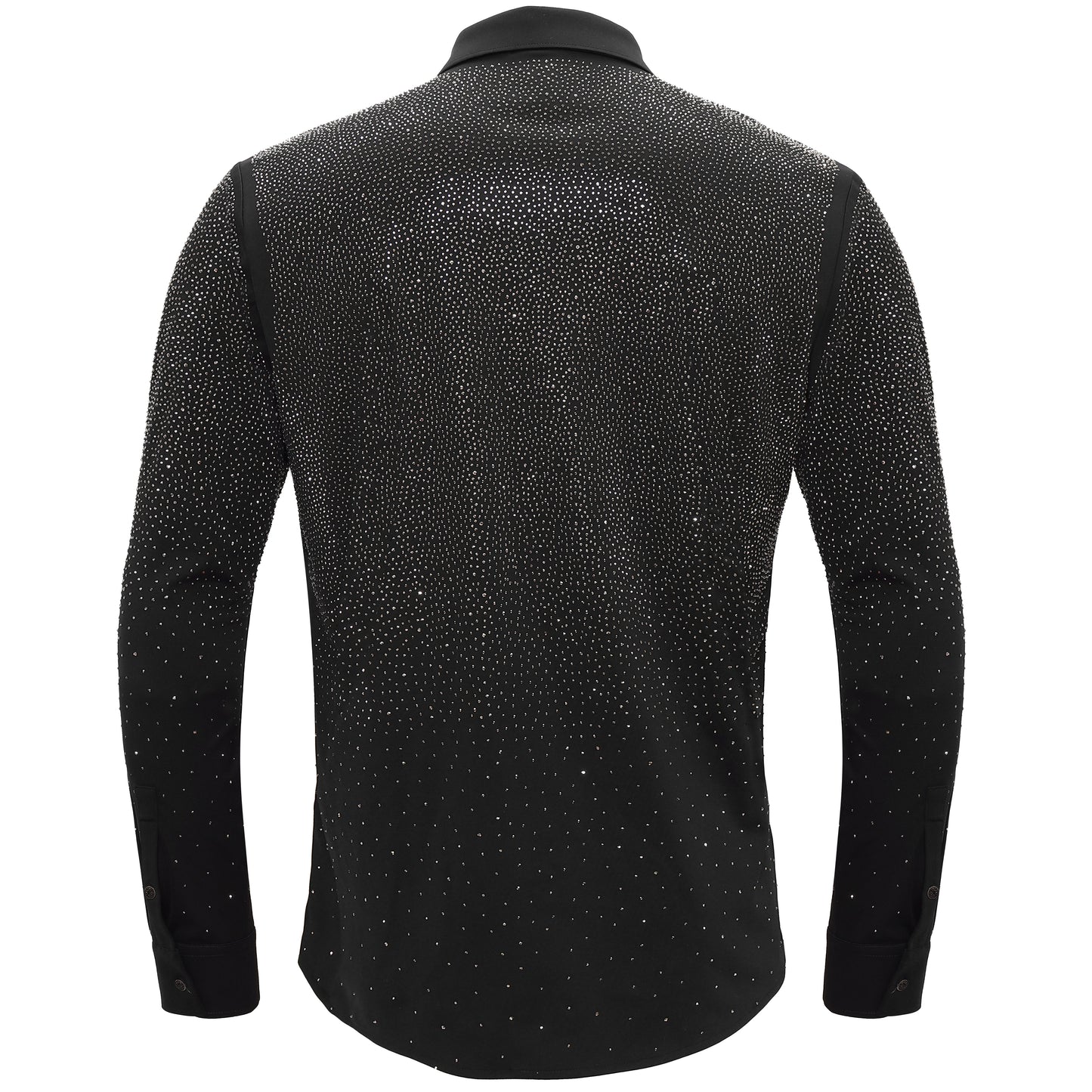 Super Nova Button-Up Shirt BLACK/GUN METAL - Dudes Boutique