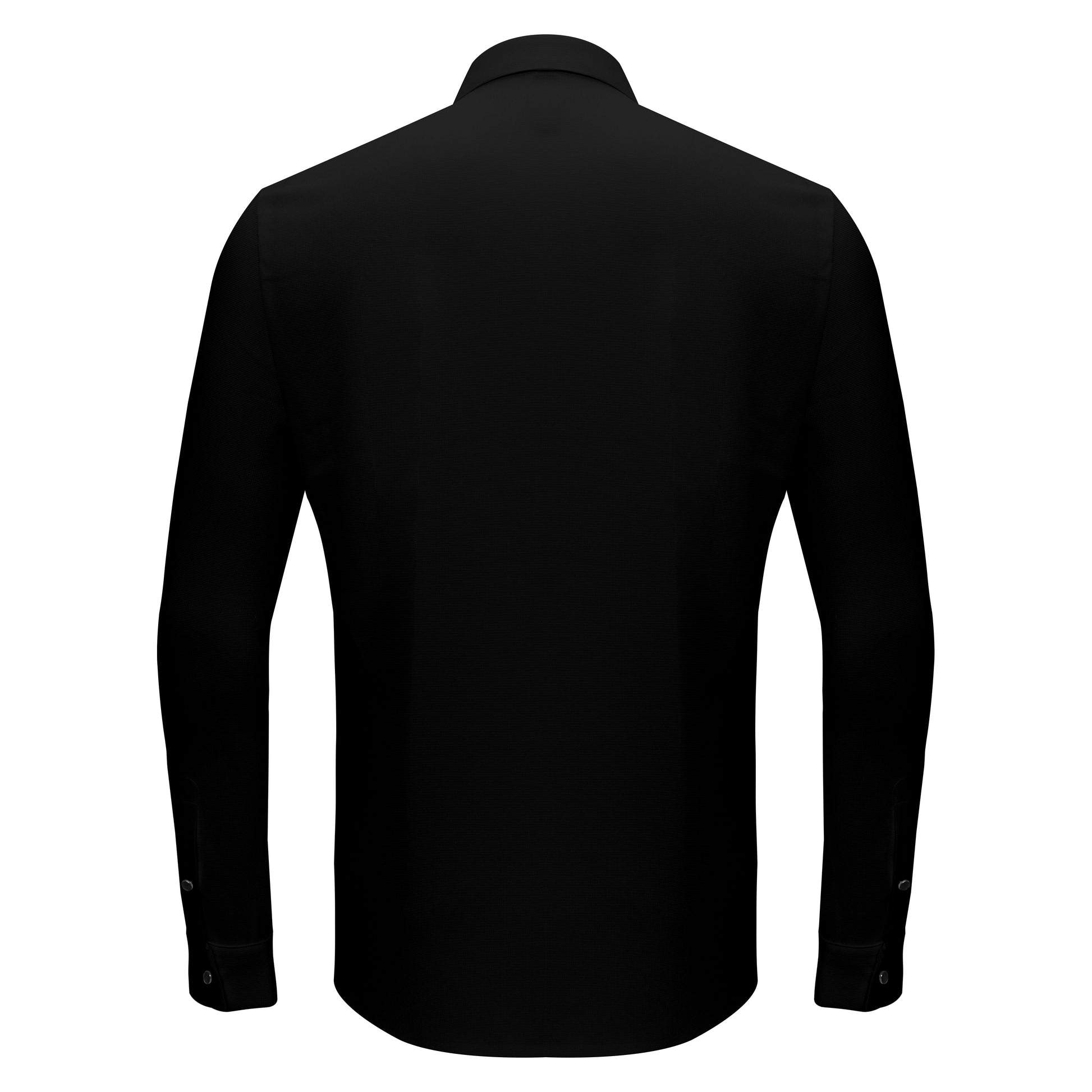 Silver Sophistication Button-Up Shirt BLACK - Dudes Boutique