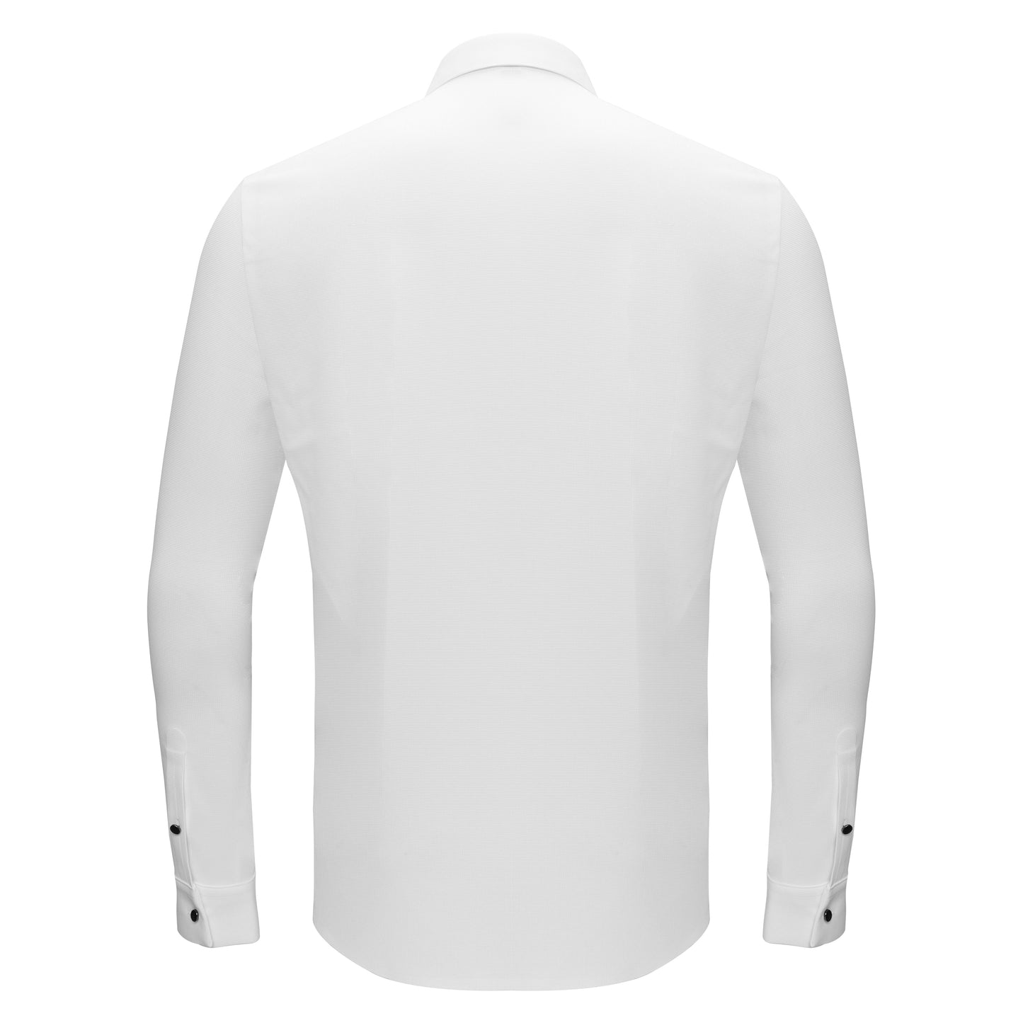 Silver Sophistication Button-Up Shirt WHITE - Dudes Boutique