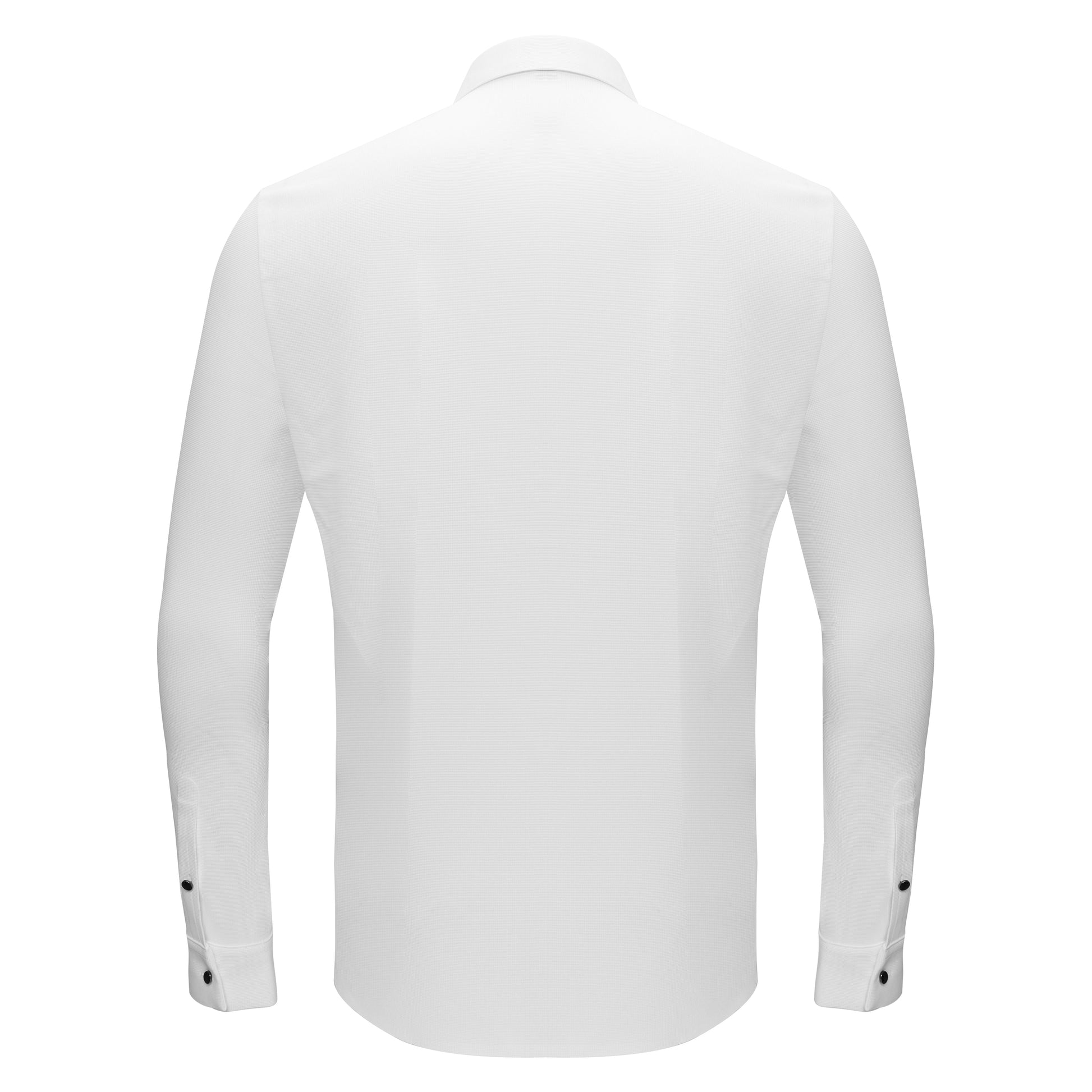 Silver Sophistication Button-Up Shirt WHITE - Dudes Boutique