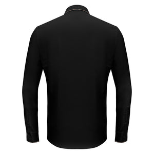 Modern Class Button up shirt BLACK - Dudes Boutique