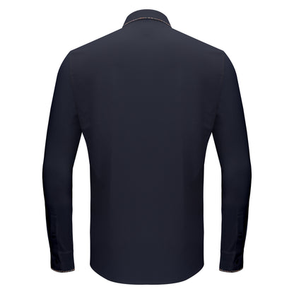 Modern Class Button up shirt NAVY - Dudes Boutique