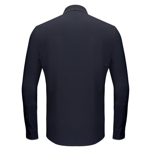 Modern Class Button up shirt NAVY - Dudes Boutique