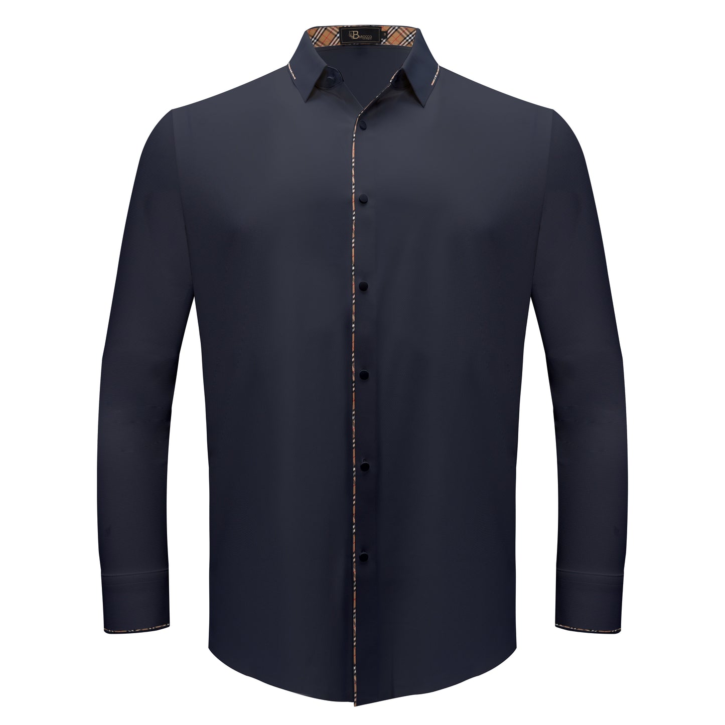 Modern Class Button up shirt NAVY - Dudes Boutique