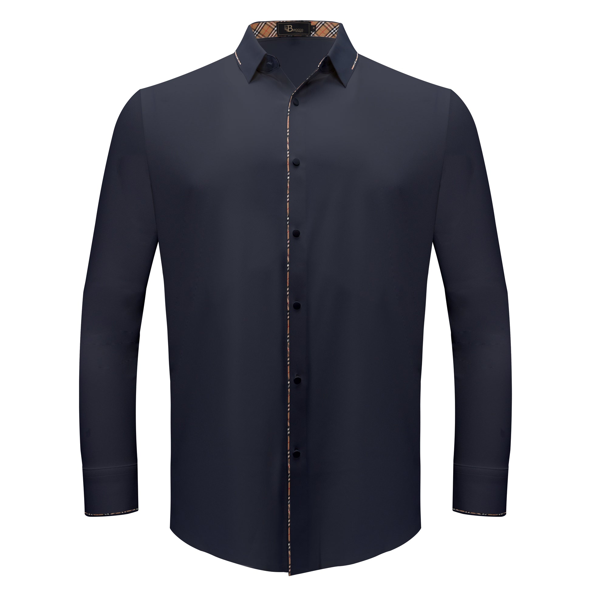 Modern Class Button up shirt NAVY - Dudes Boutique
