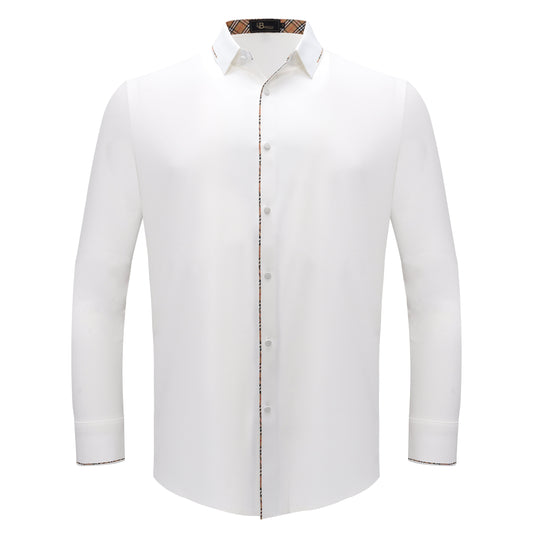 Modern Class Button up shirt WHITE - Dudes Boutique