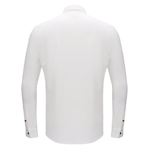 Power Move Button-Up Shirt WHITE - Dudes Boutique