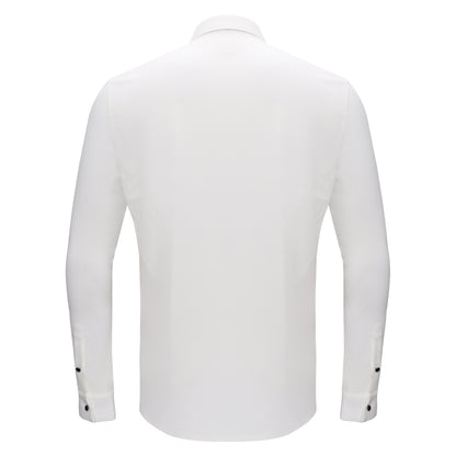 Power Move Button-Up Shirt WHITE - Dudes Boutique