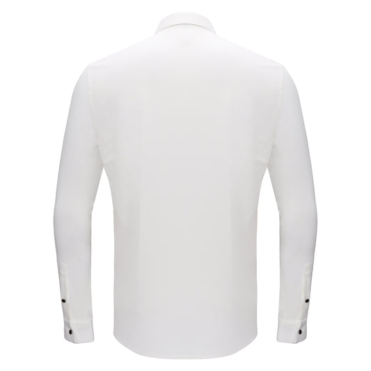 Power Move Button-Up Shirt WHITE - Dudes Boutique