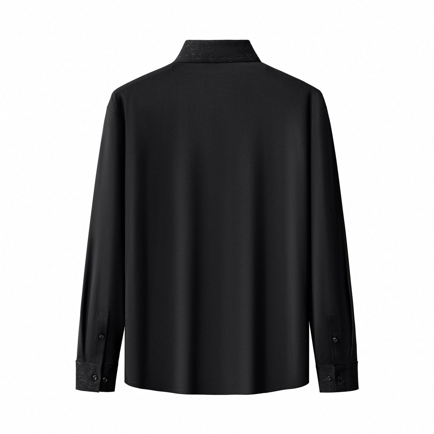Rose Éclat Emboss Shirt BLACK