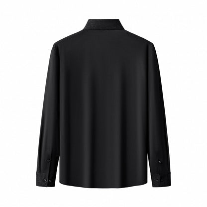 Rose Éclat Emboss Shirt BLACK