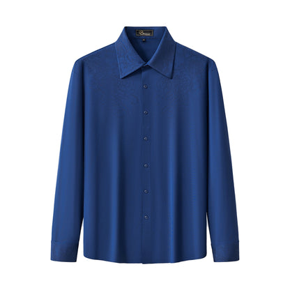 Rose Éclat Emboss Shirt DARK BLUE