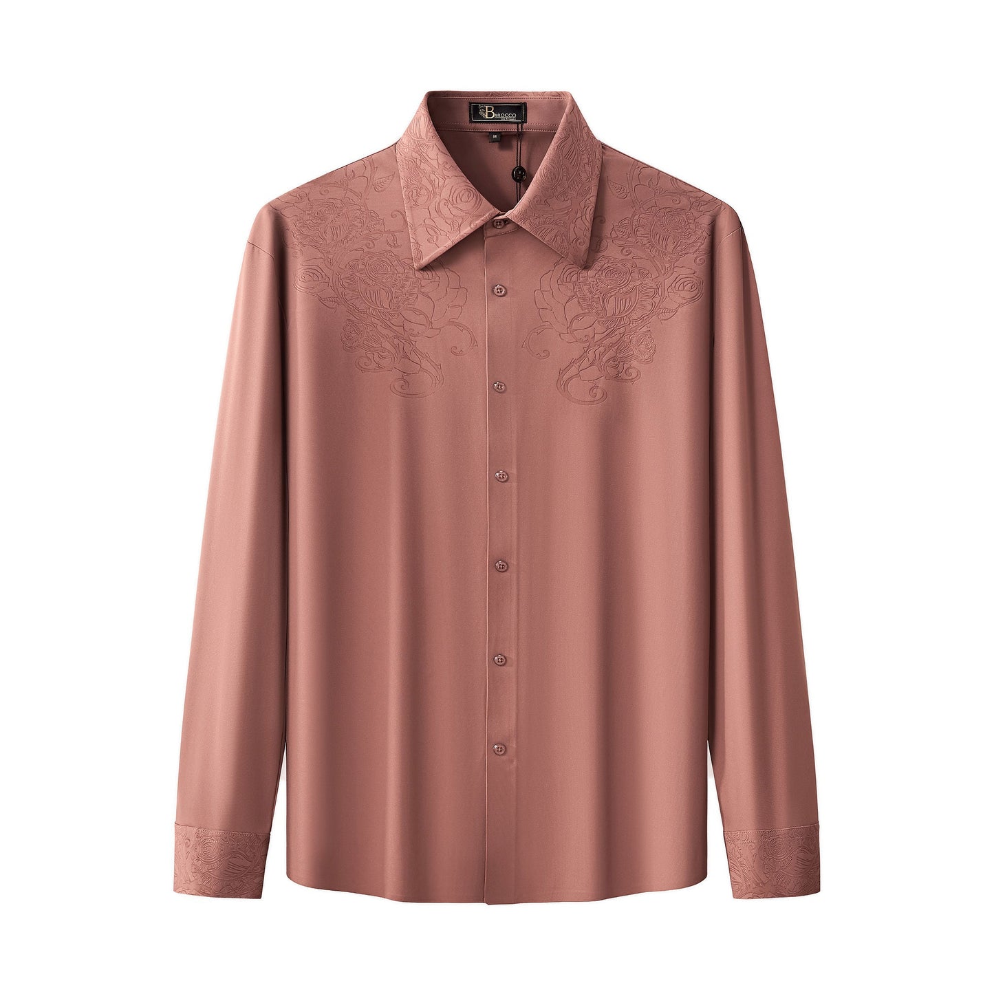 Rose Éclat Emboss Shirt DUSTY PINK