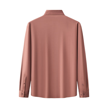 Rose Éclat Emboss Shirt DUSTY PINK