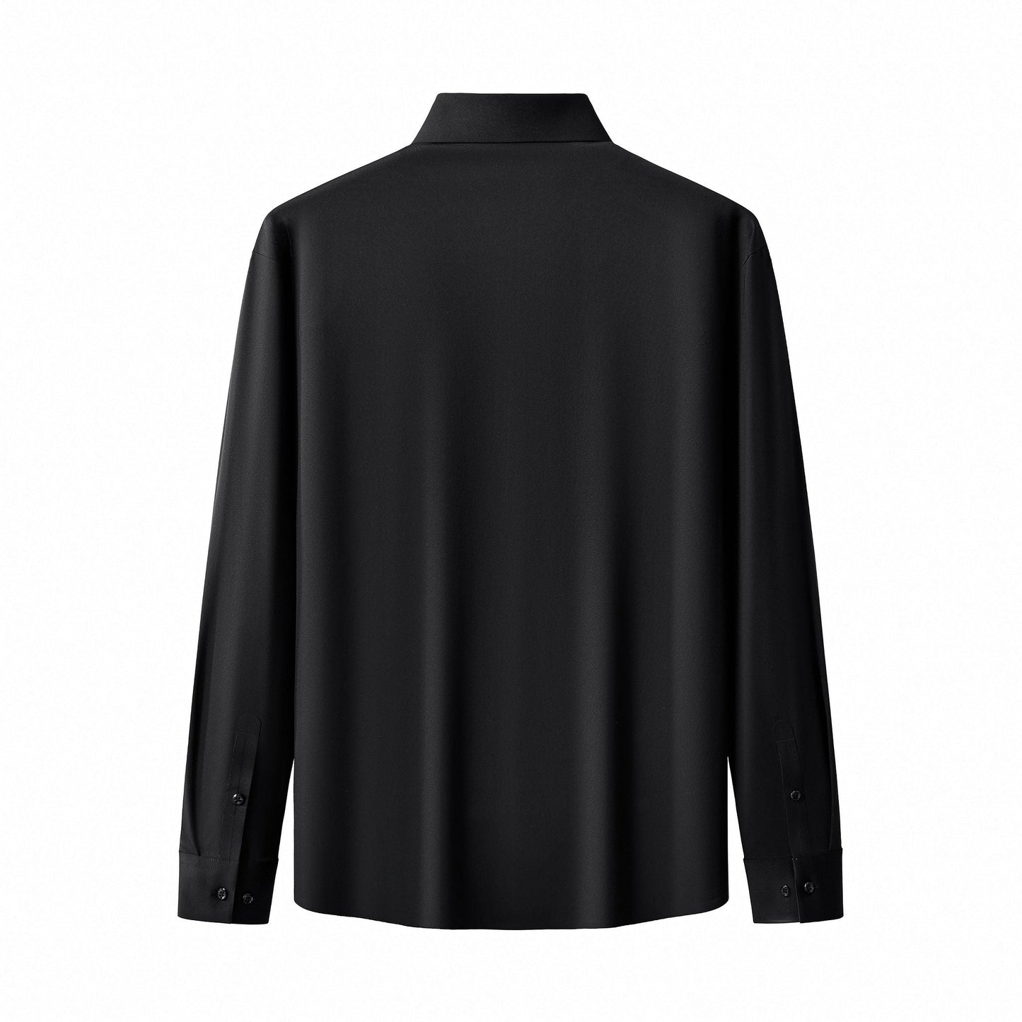 Midnight Wave Embellished LS Shirt BLACK