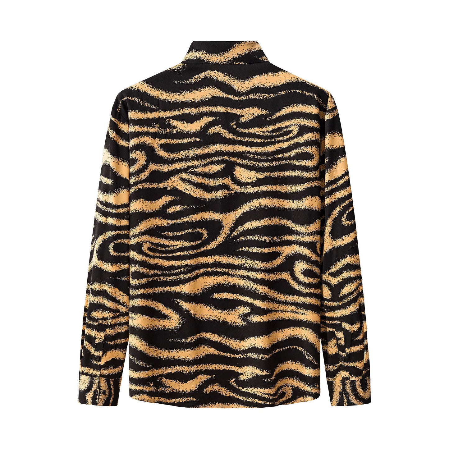 Barocco Golden Mirage Stitchless LS Shirt BLACK/BROWN