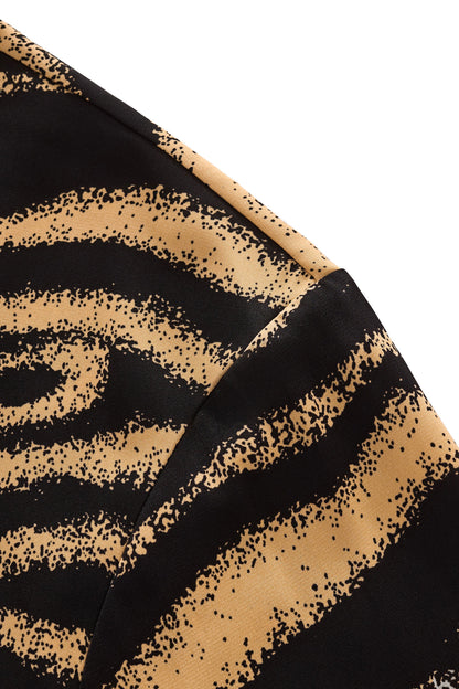Barocco Golden Mirage Stitchless LS Shirt BLACK/BROWN