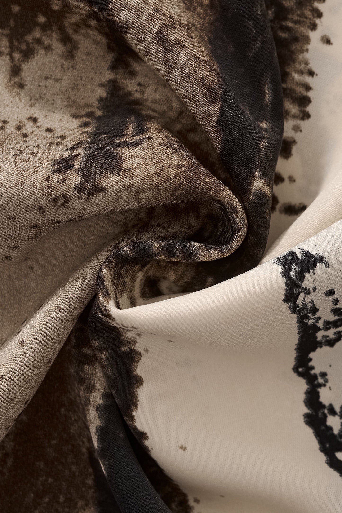 Barocco Echelon Brushstroke Stitchless LS Shirt CREAM