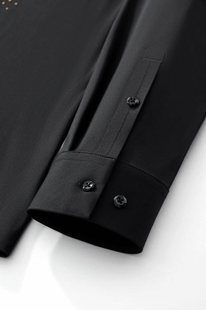 Stallion Embellished LS Shirt BLACK/GOLD
