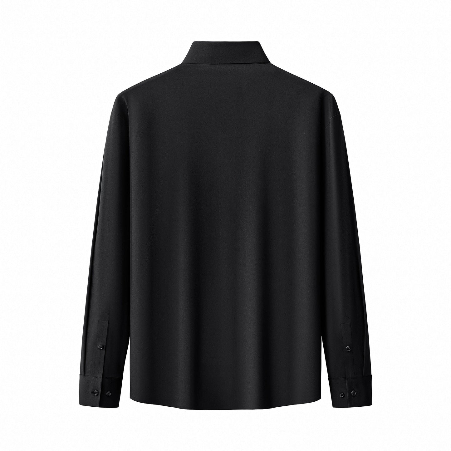 Barocco Stallion Embellished LS Shirt BLACK/BLACK