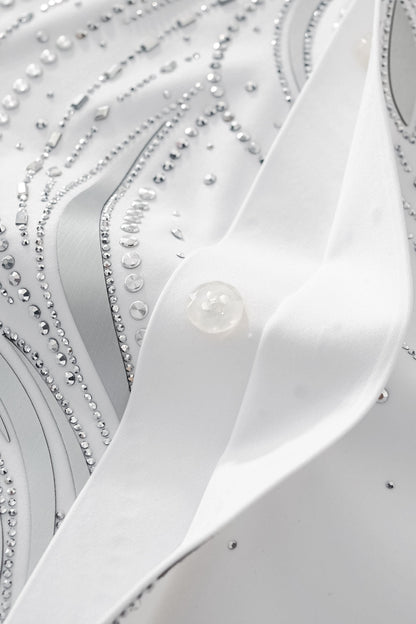 Stallion Embellished LS Shirt WHITE