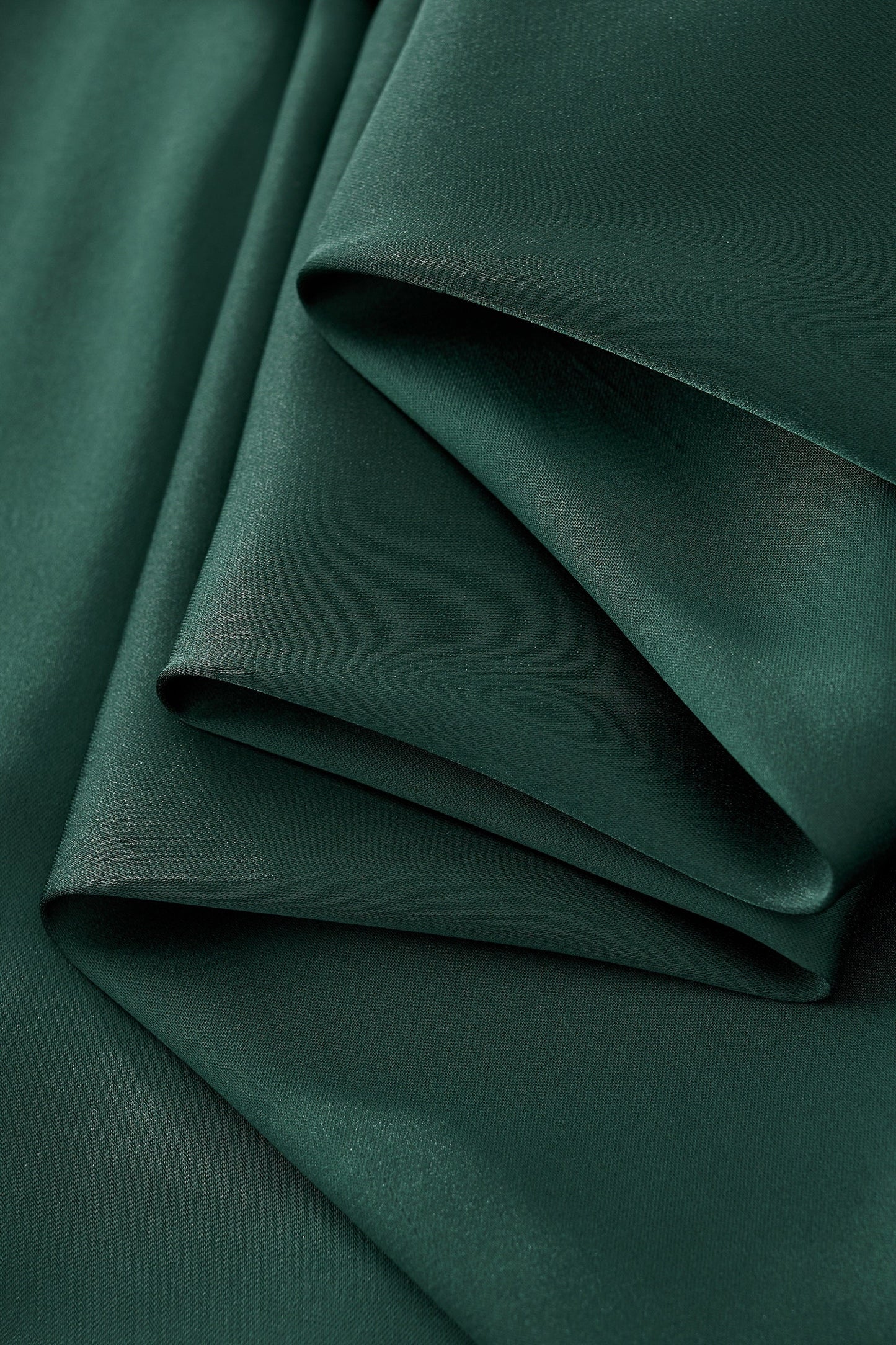 SIGNATURE SATIN STITCHLESS LS Shirt FOREST GREEN