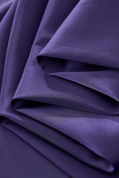 SIGNATURE SATIN STITCHLESS LS Shirt PURPLE
