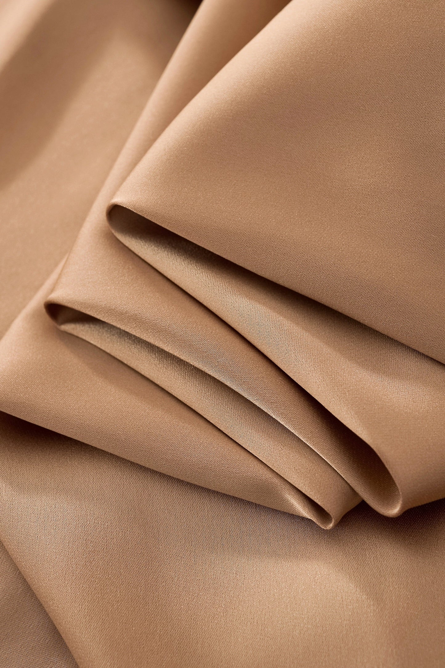 SIGNATURE SATIN STITCHLESS LS Shirt TAUPE