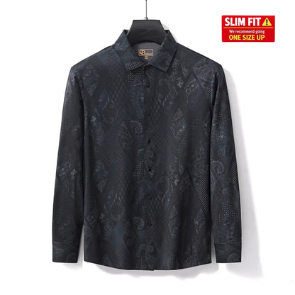 Shadow Bloom Stitchless LS Shirt BLACK