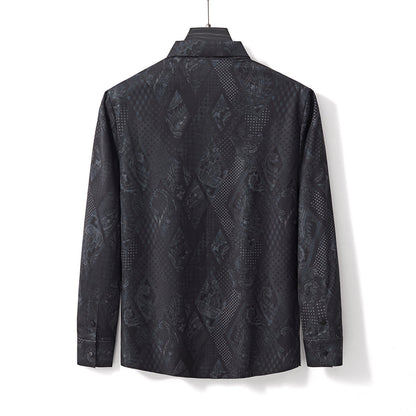 Shadow Bloom Stitchless LS Shirt BLACK