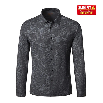 Midnight Medallion Stitchless Shirt BLACK