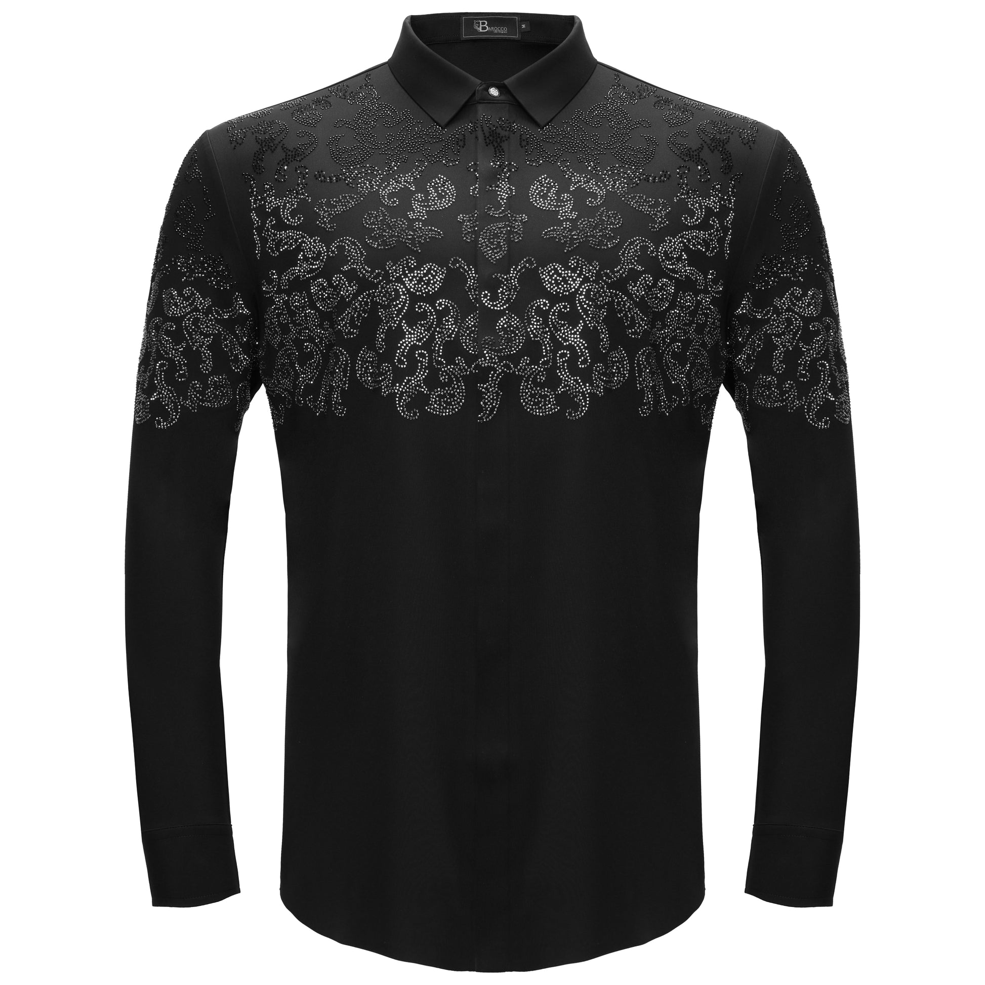 Nightfall Crest Shirt BLACK/GUN SILVER - Dudes Boutique