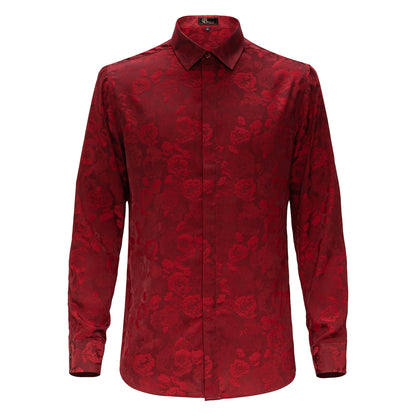 Moonlit Majesty Shirt RED - Dudes Boutique