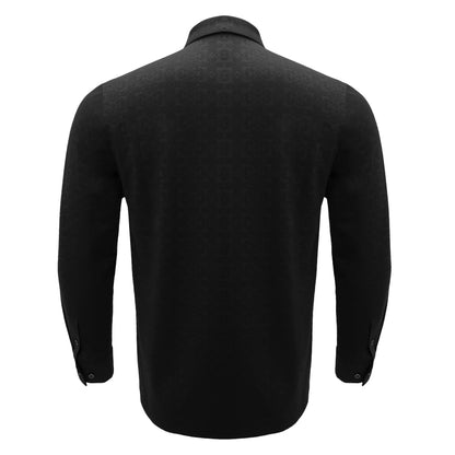 Power Flex Button-Up Shirt BLACK - Dudes Boutique