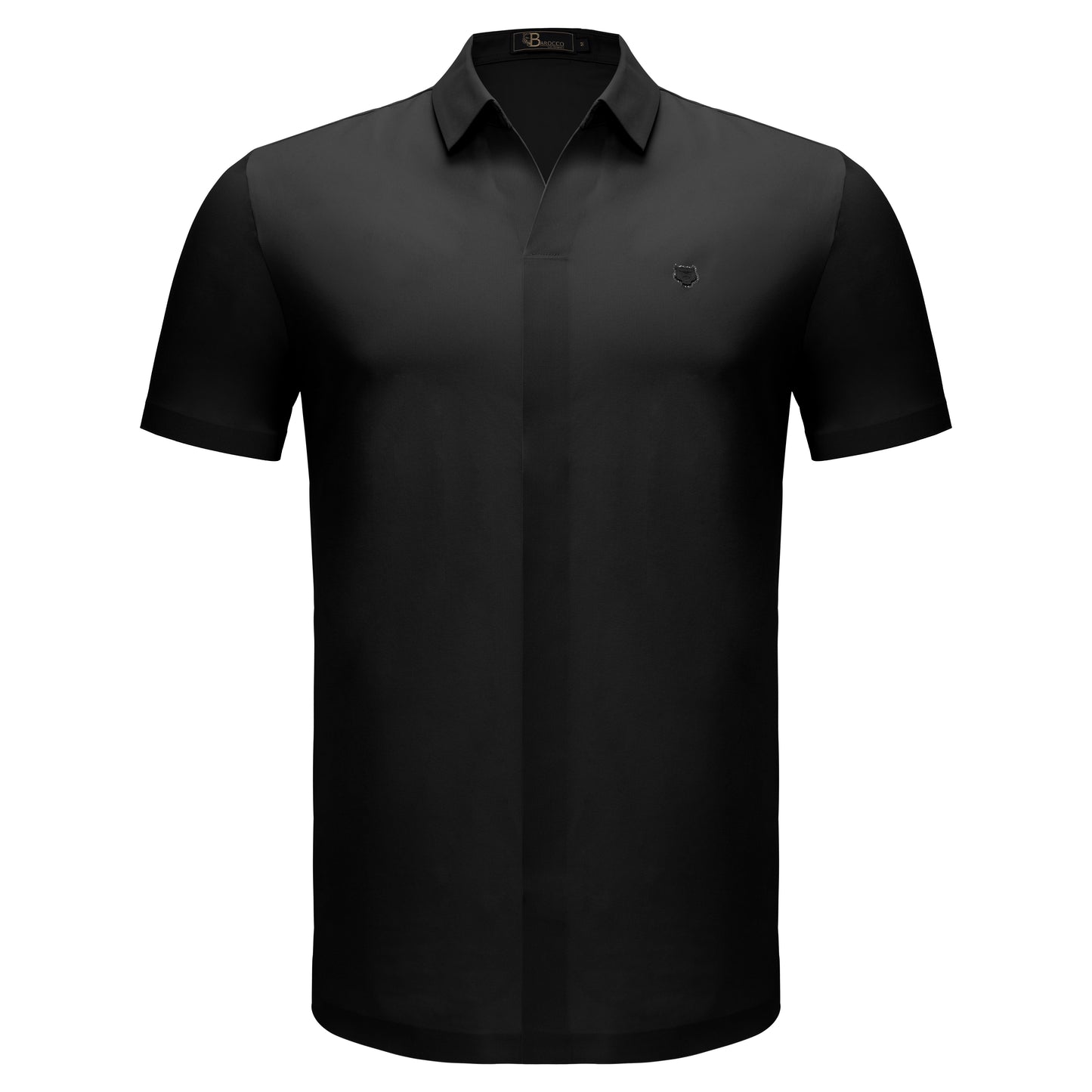 The Silhouette SS Polo BLACK