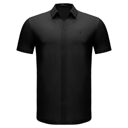 The Silhouette SS Polo BLACK