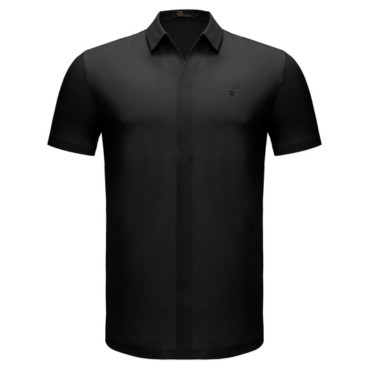 The Silhouette SS Polo BLACK