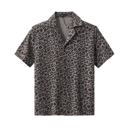 Arden Camp Collar Shirt GREY