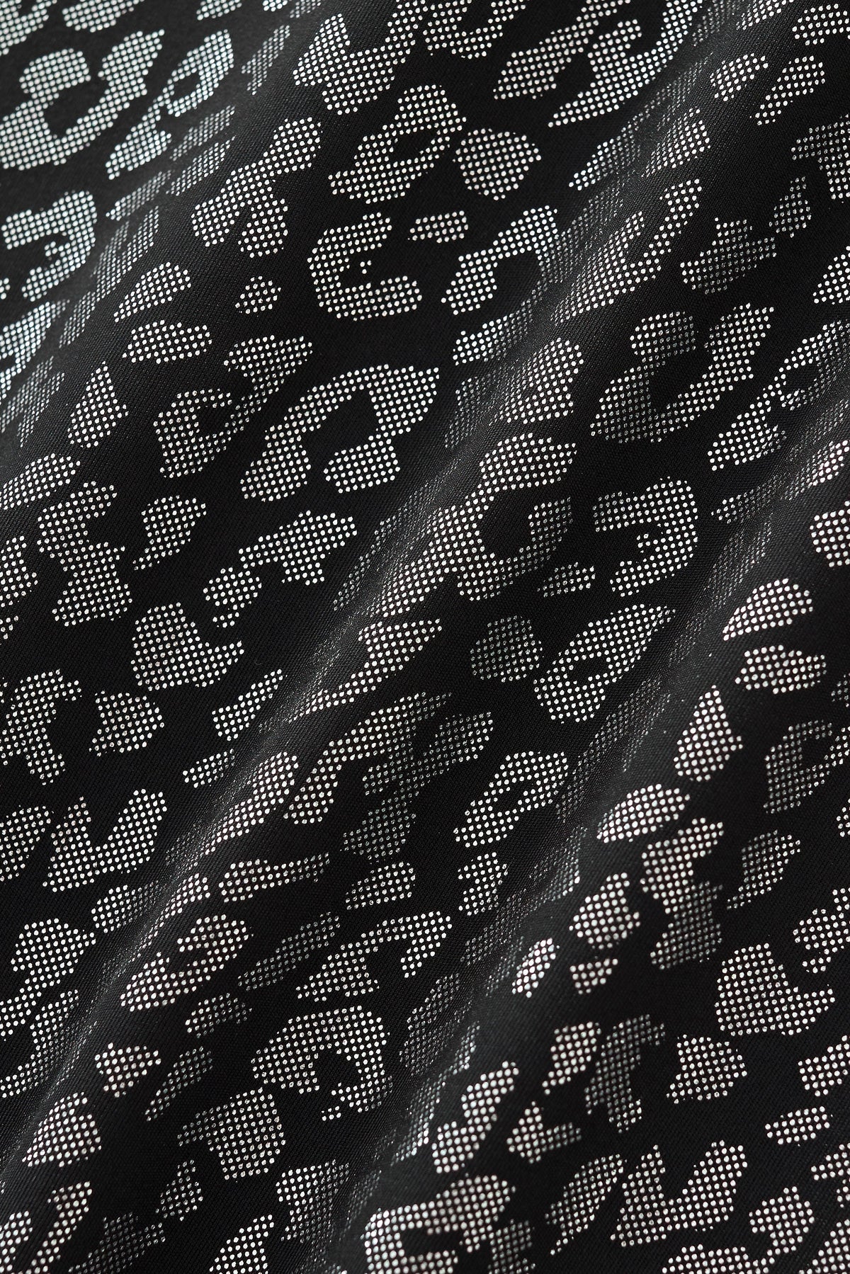 Tonal Leopard Shirt BLACK
