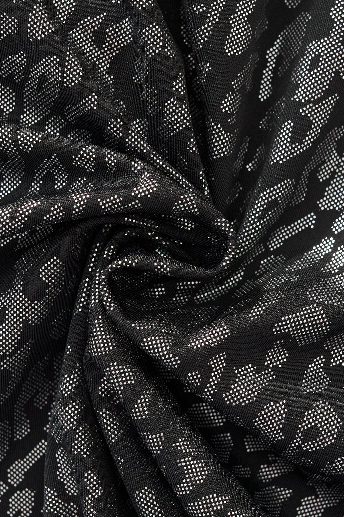 Tonal Leopard Shirt BLACK