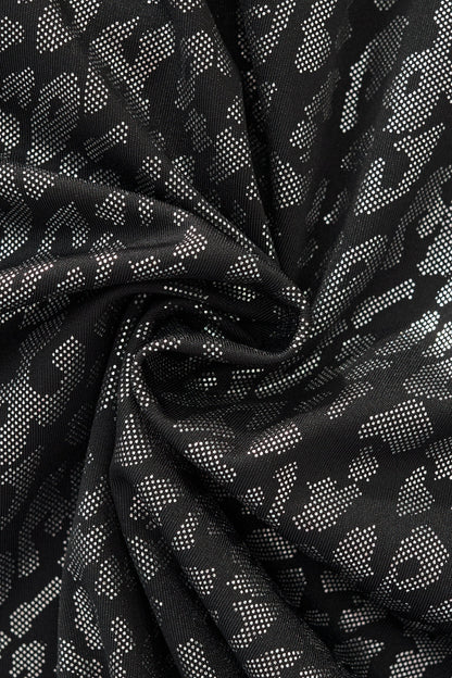 Tonal Leopard Shirt BLACK