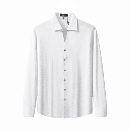 Tonal Leopard Shirt WHITE